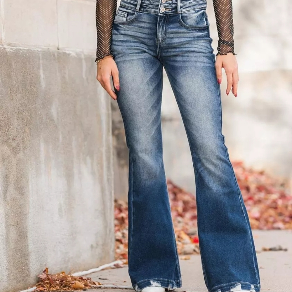 Womens Kancan Signature High Rise Flare Jeans